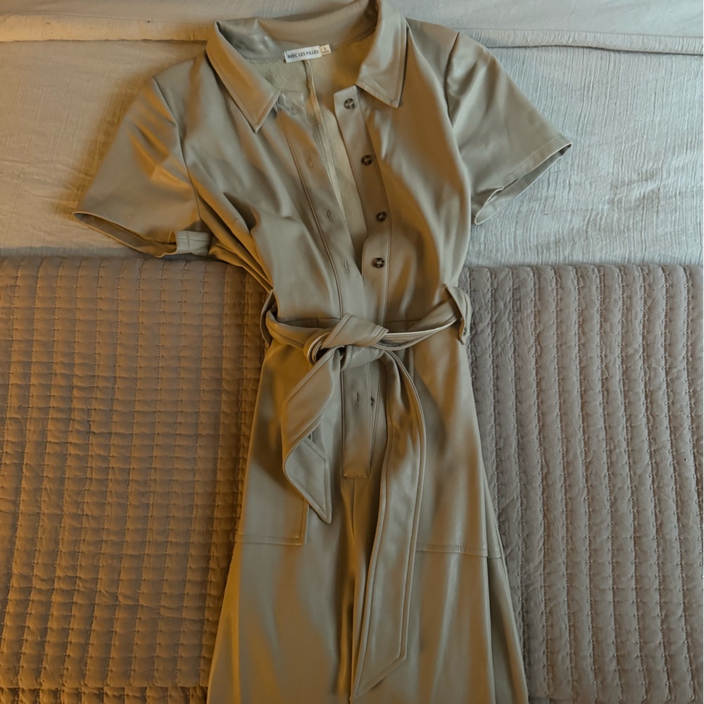 Avec Les Filles Beige Jumpsuit